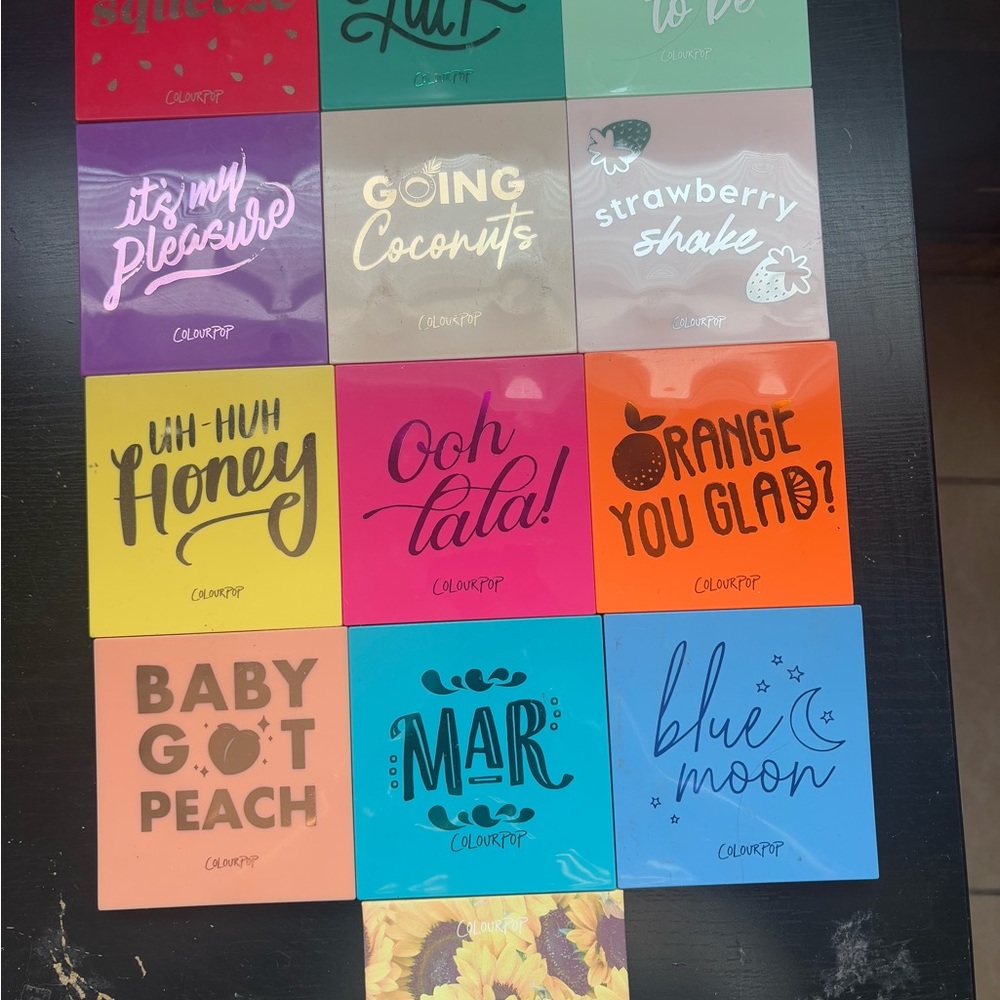 ColourPop Vibrant Eyeshadow Palette Set